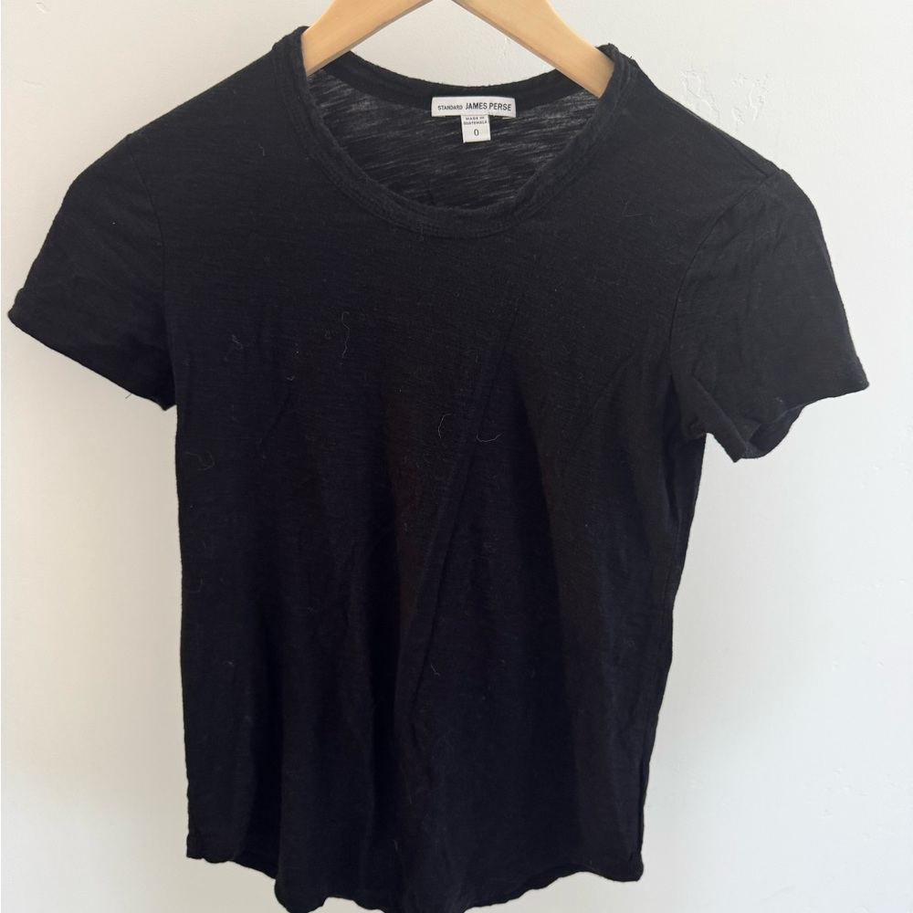 JAMES PERSE standard black shirt size 0